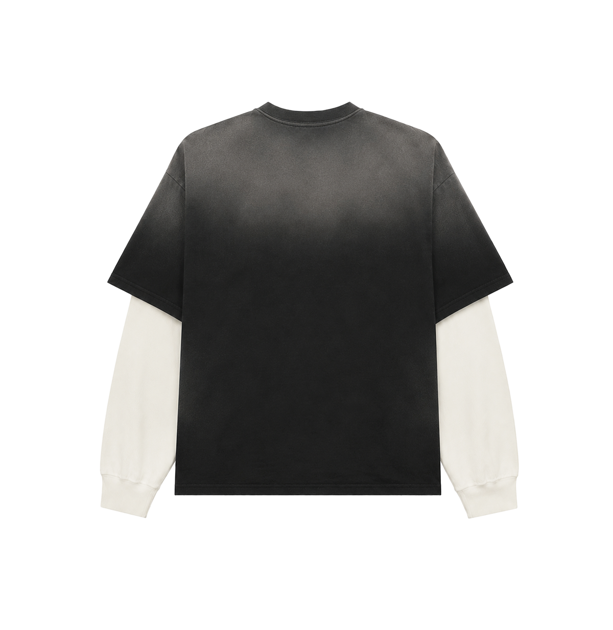 Backside of the black sunfaded longsleeve by DizzyD.